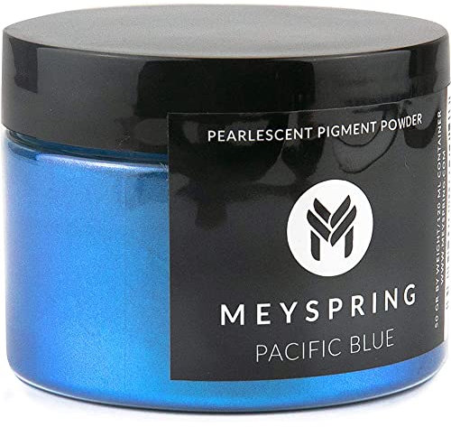 MEYSPRING Pacific Blue Epoxy Resin Color Pigment - 50 Grams - Great for Resin Art, Epoxy Resin, and UV Resin