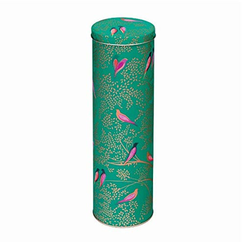 Sara Miller - Green Bird Extra Tall Round Spaghetti Tin - SM2863
