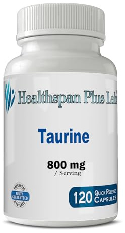 HealthSpan Plus Labs Taurine 800mg Capsules