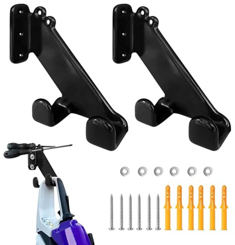 Crochet de tronçonneuse - Support mural pour tronçonneuse - Support mural pour charges lourdes en acier - Support universel pour tronçonneuse (1 pièce)