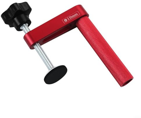 Sandyseptember Abrazadera de sujeción de aluminio, herramienta de carpintería de liberación rápida de 19/20 mm (19 mm)