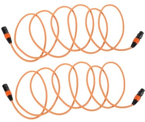 DIYEAH 2pièces Câble Audio Xlr Mâle Vers Femelle Pour Et Moniteurs Stable Utilisation Flexible