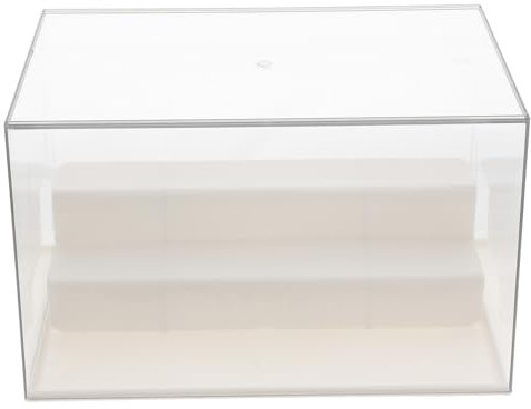 Luxshiny Modellschmuck Speicherbox Arbeitsvitrine Abbildung Anzeige Aktionsfigur Anzeige Ausstellungsstand -Display -Hülle Hobby Vitrinen Figurenanzeige Modellfall p.s Transparent
