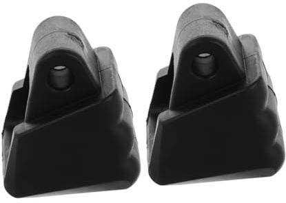 Kisangel 2pcs Inline Skate Brake: Inline Skate Brake Stopper Universal for Skating Stopper Skating Replacement Accessories Black
