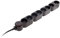Zenitech - Home-Steckdosenleiste 8-fach 16A mit Schalter – Schwarz – Flachstecker – 1,5 m