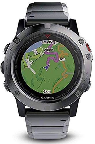 Garmin 010-01733-03 Fenix 5X Sapphire GPS Multisport Smartwatch 010-01733-03