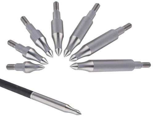 ZSHJGJR 12pcs Punta di Freccia Suggerimenti per la Freccia Punte da Tiro 75-300grani Punti di Campo Broadheads per Pratica del Tiro con L'Arco (125grain)