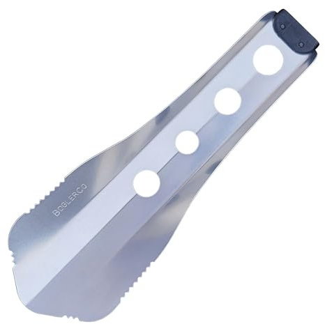 BoglerCo - Pala Ultraligera para mochileros (Negro)