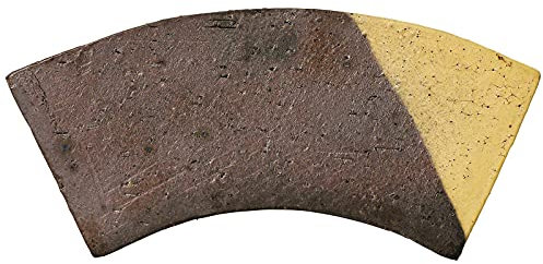 Wazakura Tokoname Serie Japanische handgefertigte Bonsai Schale in Fächerform mit Entwässerungslöchern 174 mm, Kunsthandwerklicher Keramik-Garten-Container, Dekorative Bonsai Schale – Fächerform