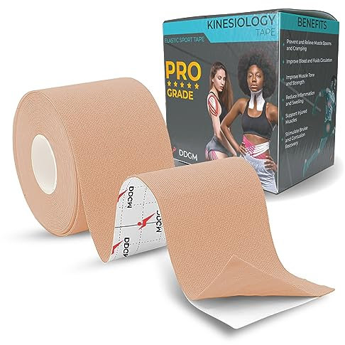 1Roll Kinesio Tape professionale nastro per taping kinesiologico adesivo impermeabile benda elastica per tutore articolazioni