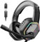 EKSA E1000 USB Gaming Headset für PC - Over Ear Headphones mit Mikrofon, Nosie Cancelling Mic, 7.1 Surround Sound, RGB Beleuchtung USB-C Gaming Kopfhörer mit Kabel für PS4/PS5 Konsole, Mac, Laptop