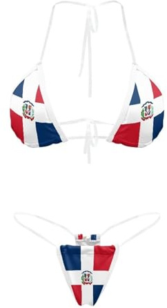Yewattles Lady Micro Bikini Sets Sexy Triangle Bathing Suit Halter Swimsuit Cheeky Thongs Swimwear Mini Bikinis for Summer
