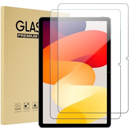 ProCase 2 Unidades Protector de Pantalla para Tablet Xiaomi Redmi Pad SE 11 Pulgadas 2023, Vidrio Templado 9H, Lámina Antirrayas y Transparente, Protector Resistente para Xiaomi Redmi Pad SE 11