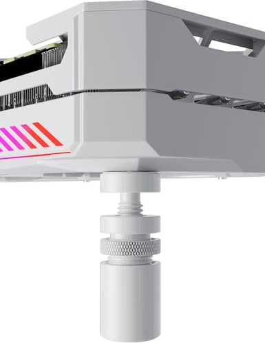 upHere GPU Support Bracket,Graphics Card GPU Support, Video Card Sag Holder Bracket, GPU Stand,White,S(26mm-50mm)