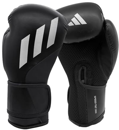 adidas Unisex Tlt200 Boxing Gloves Black 16oz