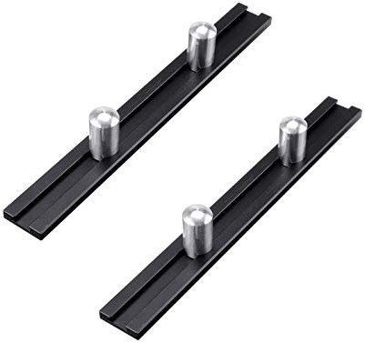 Woodworking Table Workbench Auxiliary Tool DIY Positioning Bench Planing Stop Baffle Set 2PCS 19/20mm Hole Planing Stop Bench Dogs Clamp Aluminum Alloy Baffle Plate Workbench Accessories