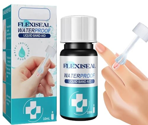 Liquid Bandage,Skin Glue for Wounds Human,Waterproof Wound Care for Cuts & Scrapes – 10ml Breathable Healing Gel, Quick-Drying Protective Film for Minor Wounds, First Aid Essential