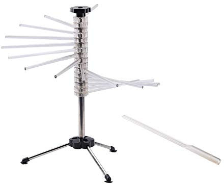 Secadora Diseño Plegable Fácil Almacenamiento Pasta Secador Soporte Secador Pasta Estante de Secado Material de Acero Inoxidable Para Fideos de Cocina