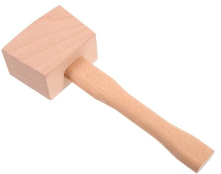 DOITOOL Wooden Mallet Heavy Duty Woodworking Hammer Beech Solid Hand Tool for Carving and Carpentry Crafts