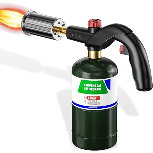Yunziling Propane Torch – Adjustable Grill Torch with Flame Control for Steak, BBQ, Campfire & Charcoal Starter – Professional Kitchen Torch for Culinary & Outdoor Use (Propane Tank Not Included)