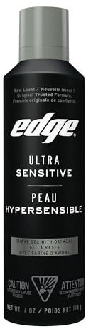 Edge Ultra Sensitive Skin Unscented Shaving Gel, 198g
