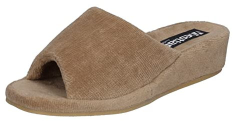 Westland Herren Pantoffeln Bologna, Männer Hausschuhe,Weite G (Normal),Home-Slipper,House-Slipper,patschen,schlapfen,Taupe,44 EU / 9.5 UK