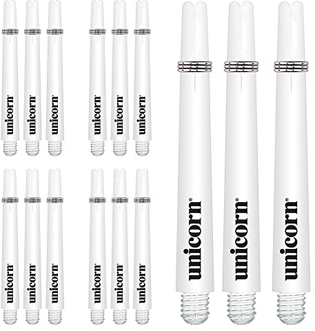Unicorn Dart Shafts | Gripper 3 | Durable Nylon | 3, 15 or 45 Stems | Short 34.4 mm or Medium 44.2 mm