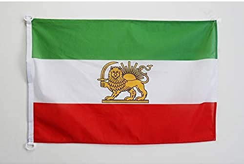 AZ FLAG - Flagge Iran Alt - 90x60 cm - Iranische Fahne 60 x 90 Cm Aussenverwendung - Flaggen