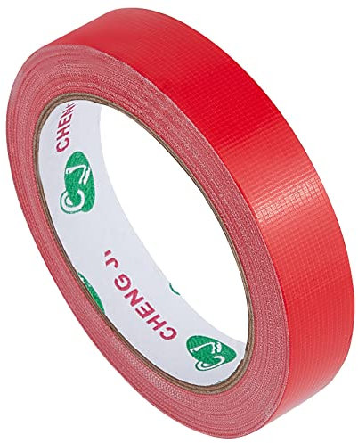 GORGECRAFT Ruban de Réparation de Reliure de 3/4,65.6 cm X (0),(6) m Ruban Adhésif en Tissu Rouge Ruban Adhésif en Toile de Sécurité Tissu de Sécurité Bibliothèque Livre Joint D'Étanchéité Ruban