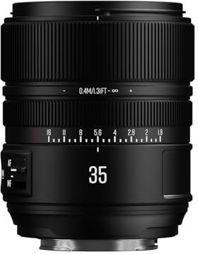Brightin Star AF 35mm F1.8 Lens for Sony E-Mount Mirrorless Camera, Full Frame STM Auto Focus Large Aperture Prime Lens for A7III A7RIII A7SII A7II a6500 a6400 a6300