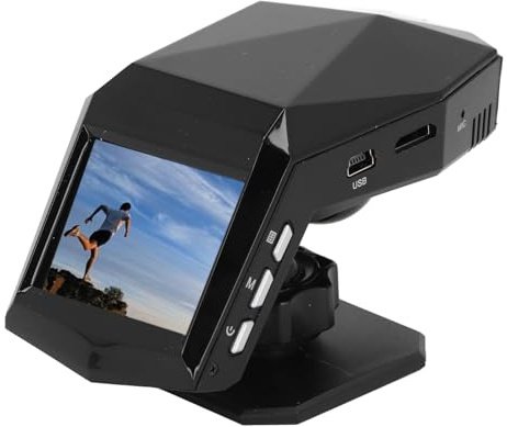 Främre och Bakre Dashkamera, 10MP F1.8, 170° Vidvinkel, Instrumentbräda Kamera med Rörelsedetektion, Videoinspelare för Fordon