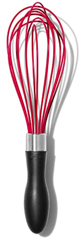 OXO Good Grips 9-Inch Silicone Whisk - Red