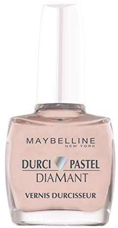 Maybelline New York Express Manucure Vernis Soin Durcisseur Pastel | Poudre de diamant véritable, Ultra-résistant, Fortifie la kératine, Film protecteur naturel