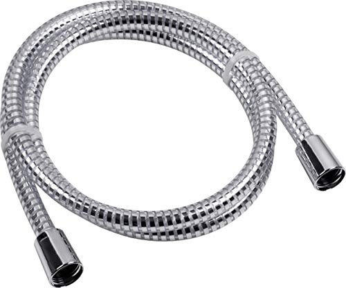 Cornat Brauseschlauch - 150 cm Länge - Kunststoff transparent - 1/2 Zoll Anschluss geeignet für Armaturen & Brausen / Duschschlauch Made in Germany / Ersatzschlauch für Dusche & Badewanne / TB3010