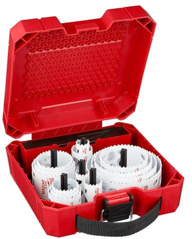 Milwaukee 49-22-4105 Master Electricians Ice Hardened Hole Saw Kit 19 Piece