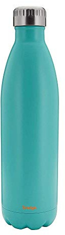 Smidge Reusable Water Bottle 750ml, Leakproof Double Wall Stainless Steel, Insulated Vacuum Flask 12 Hours Hot & 24 Cold, BPA-Free, No Metallic Taste