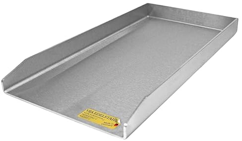 BABOSSA® Premium Plancha/Grillplatte [23.5x44.5cm] kompatibel mit Rösle Videro mit Vario Rost | Massiver, Verzugsfreier und Rostfreier 4mm V2A Edelstahl | Made in Germany