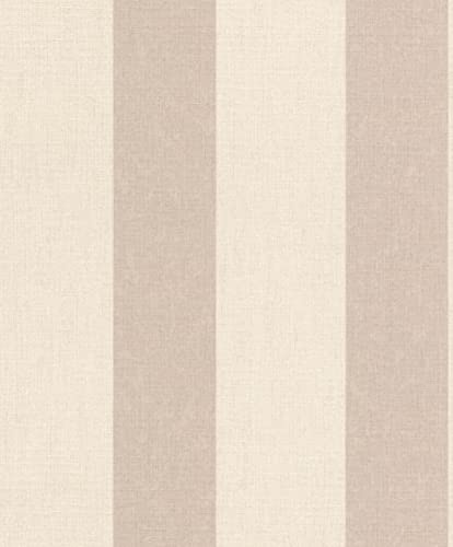 Rasch 485462 ränder i beige och brun från Florentine III-10,05 m x 0,53 m (L x B) fibertapet