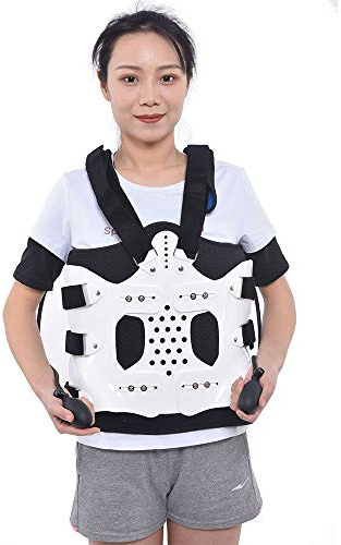 Support lombaire thoracique réglable Attelle thoracique complète pour traiter la cyphose, les fractures de compression de la colonne vertébrale, l'apparence de la posture Blessures à la colonne v