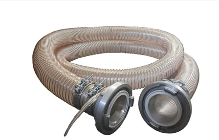 PU-Schlauch für Holzpellets DN100 mit Storz-A (Länge: 8m)