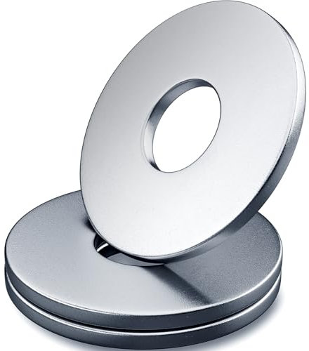 M5 Washers 30PCS, HOLMOL M5 x 15mm Penny Washers, 304 Stainless Steel Washer, Metal Flat Washer for Screws and Bolts