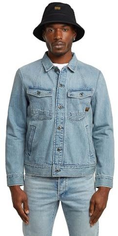 G-STAR 8721136008785 Chaqueta A-Line Slim, sun faded pacific blue D26919-D788-H466, L