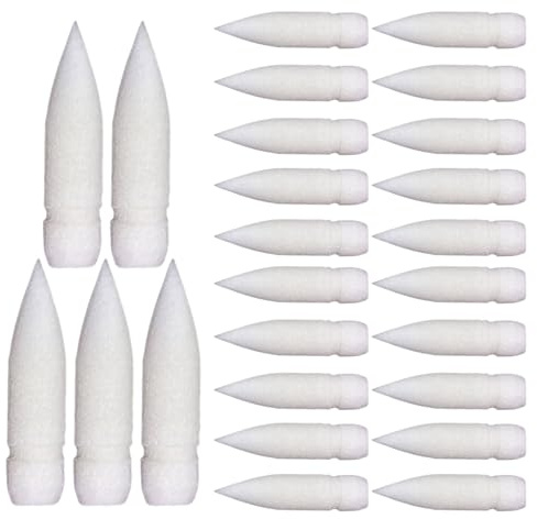 Acrylic Paint Marker Replacement Nibs, Set of 25 Nylon Pen Tips for Paint Markers, Wear Resistant, Painting Supplies for Student Graffiti Artist