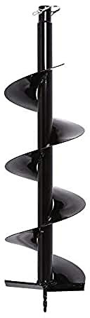 TECMIX Erdbohrer 200 x 800 mm I Robuster Ersatzbohrer für EB 2000 I Für Zaunpfähle, Fundamentlöcher & Pflanzlöcher I Effizientes & Langlebiges Bohren