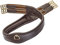 Sunride Sattelgurt Soho aus Echtleder, anatomisch mit D-Ring (3X) für Hilfszügel (135 cm, braun)
