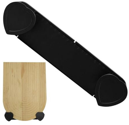 Generisch Pot Lid Organizer for Cabinet, Wall Mounted, Pan Lid Holder, Extendable Pot Lid Organiser, Space Saving Kitchen Pan Lid Organizer for Chopping Board Cabinet