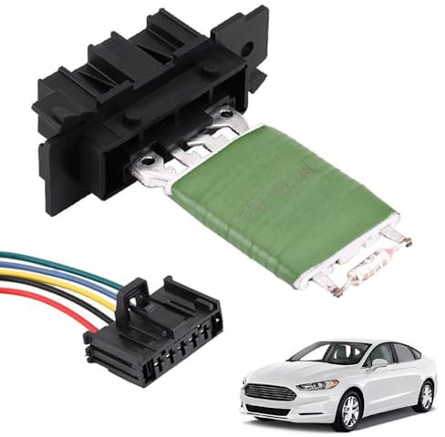 Aiyraa Car Heater Motor Fan Blower Resistor & Wiring Loom 13248240 77364061 55702407 6450XR, Compatible for Fiat Grande Punto, Doblo, Ducato, Fiorino, Qubo, Peugeot Bipper, Boxer, and More