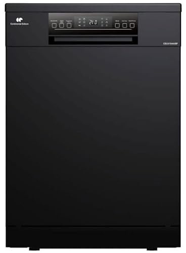 Lave-vaisselle pose-libre - CONTINENTAL EDISON - CELV1544IBP - 15 couverts - Inverter - 60 cm - 42 dB - Noir mat