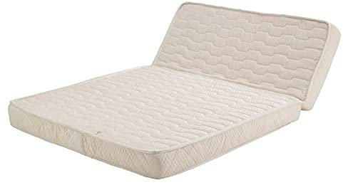 Literie Julien Matelas Ferme pour Tous BZ 140x190 x 15 cm + Oreiller Visco - Ressorts Ensaches Haute Resilience - Dim Assise 60 cm - 5 Zones de Confort - Haute Resilience -