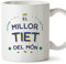 MUGFFINS Tazas para TÍO - En Catalán - El Millor del Món - 11 oz / 330 ml - Regalo original y divertido